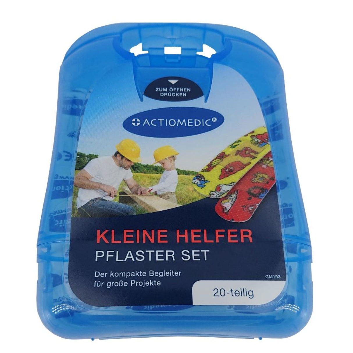 Actiomedic Kinder Pflasterset bunt bedruckt und hypoallergen