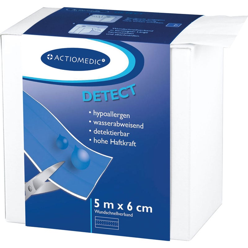 Actiomedic DETECT + AQUATIC Wundschnellverband – detektierbar und wasserabweisend – Ansicht 2
