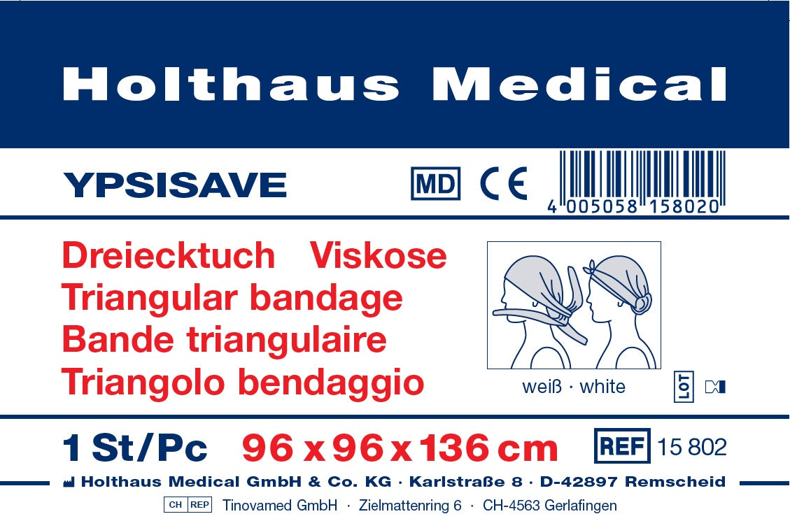 Holthaus Medical YPSISAVE Dreiecktuch, DIN 13168 – Ansicht 3