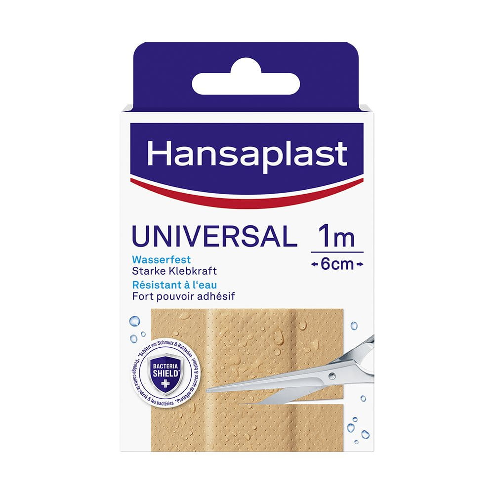Hansaplast Universal Pflaster Meterware 1 m x 6 cm – Verpackung