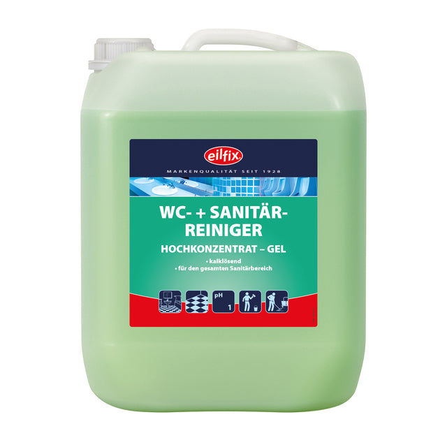 Becker Eilfix® WC- und Sanitärreiniger Gel grün – 10 L