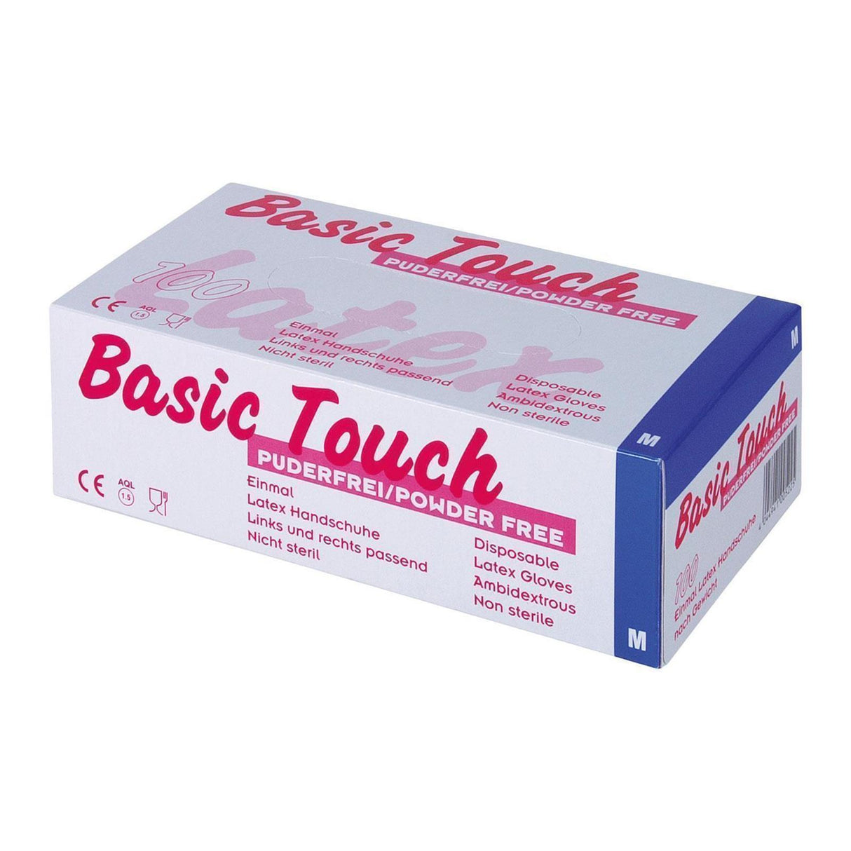 AMPri BASIC TOUCH Latexhandschuhe puderfrei 100 Stück