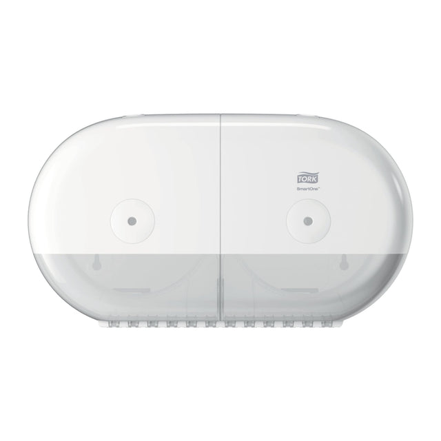 Tork SmartOne Mini Doppelrollenspender T9, Einzelblattausgabe für durchgehende Papierversorgung