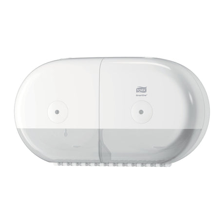 Tork SmartOne Mini Doppelrollenspender T9, Einzelblattausgabe für durchgehende Papierversorgung – Ansicht 4