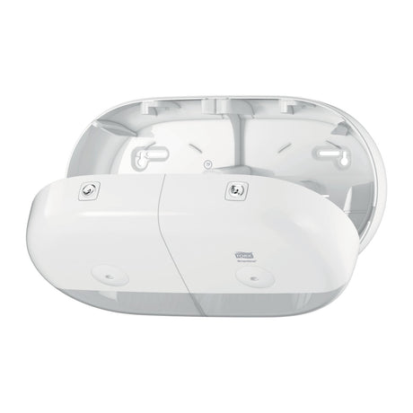 Tork SmartOne Mini Doppelrollenspender T9, Einzelblattausgabe für durchgehende Papierversorgung – Ansicht 5