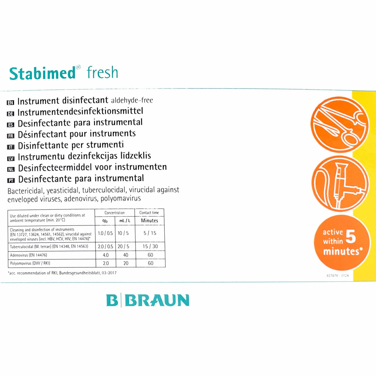 B. Braun Stabimed fresh Instrumentendesinfektions-Konzentrat – Ansicht 4