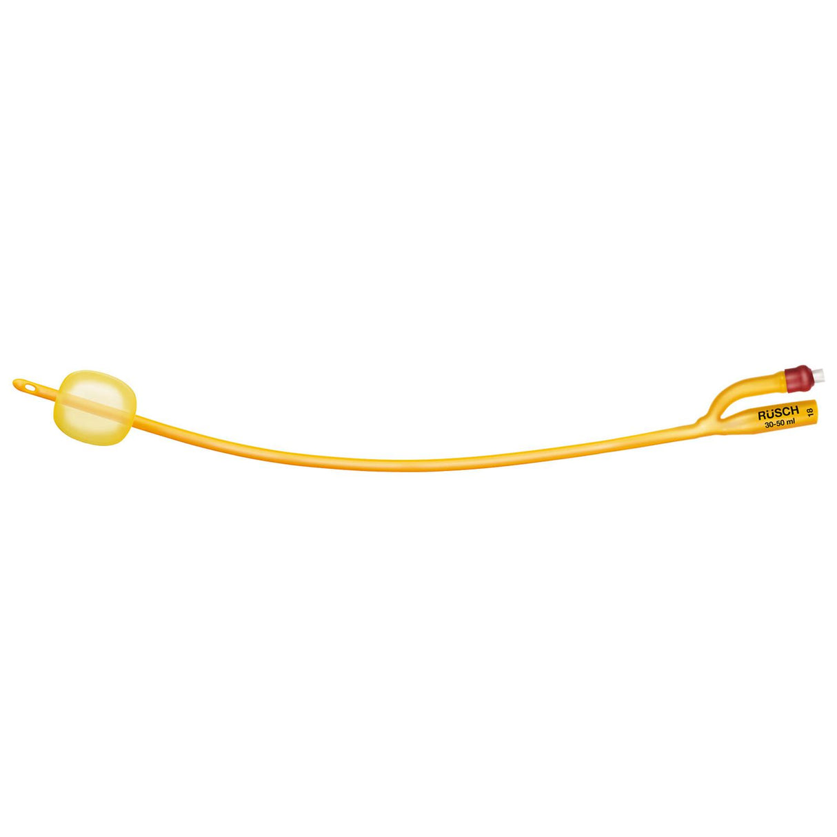 Blasen-/Ballonkatheter 30-50ml Gold plus Latexkatheter 1 Stück