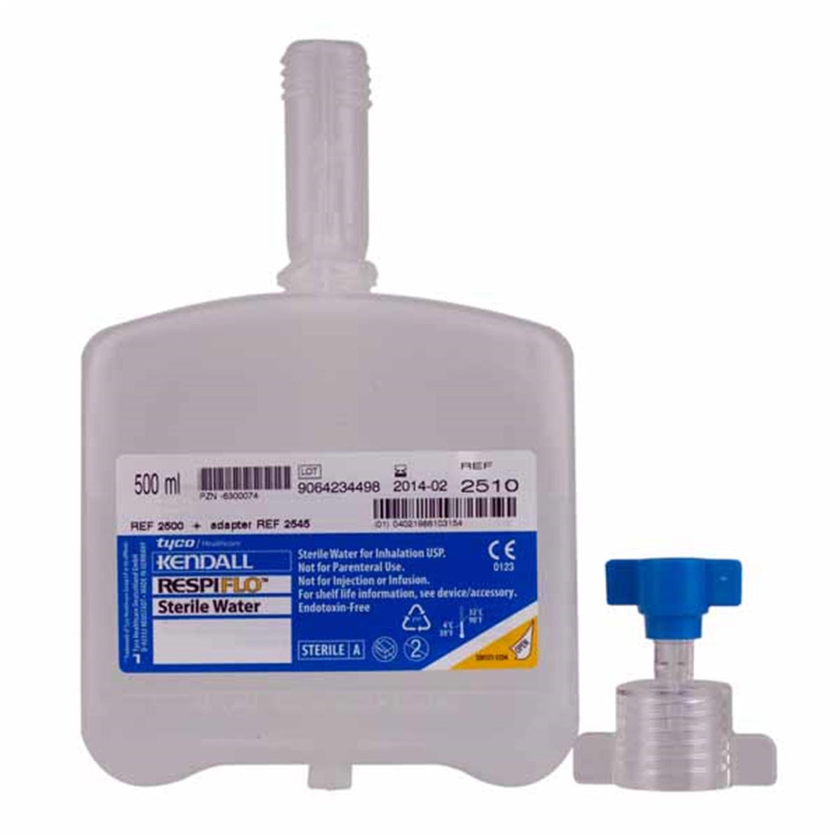 COVIDIEN Sterilwasser Respiflo + Adapter