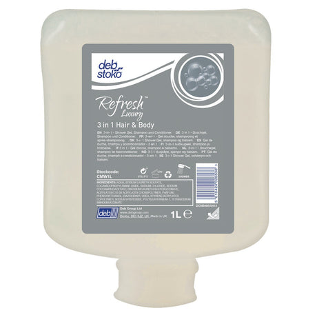 SC Johnson Professional Refresh Luxury 3in1 Duschcreme, Shampoo & Conditioner mit Unisex-Duft