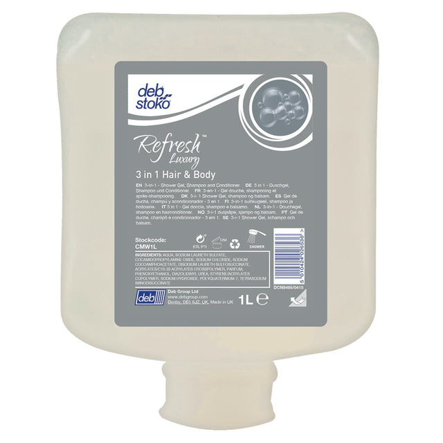 SC Johnson Professional Refresh Luxury 3in1 Duschcreme, Shampoo & Conditioner mit Unisex-Duft