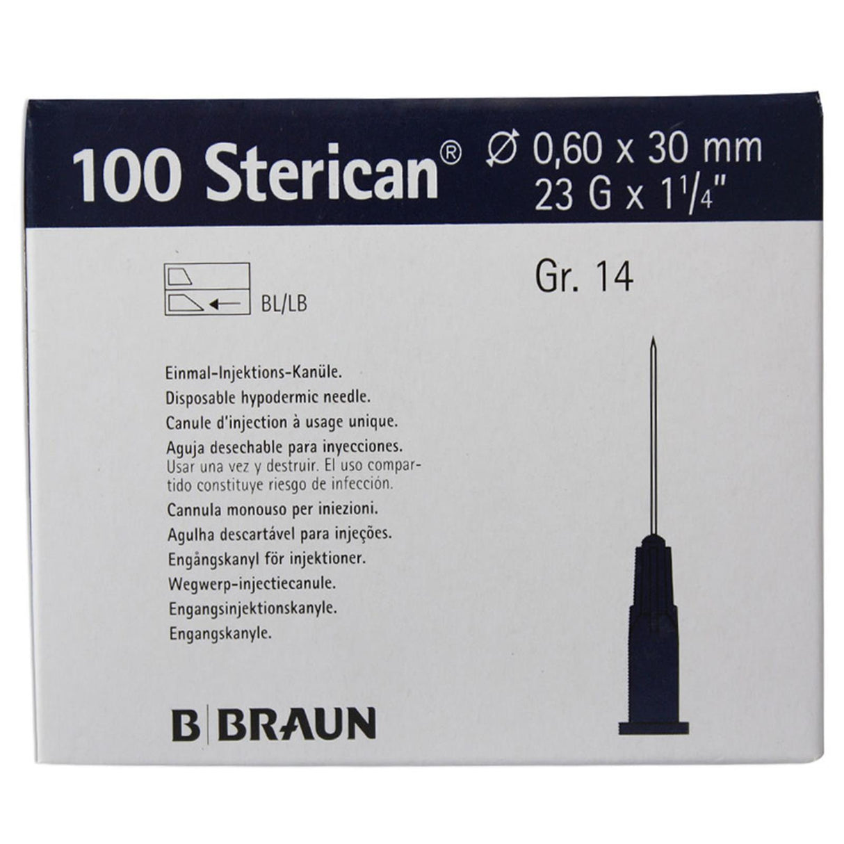 B. Braun Sterican Einmalkanülen 100 Stück