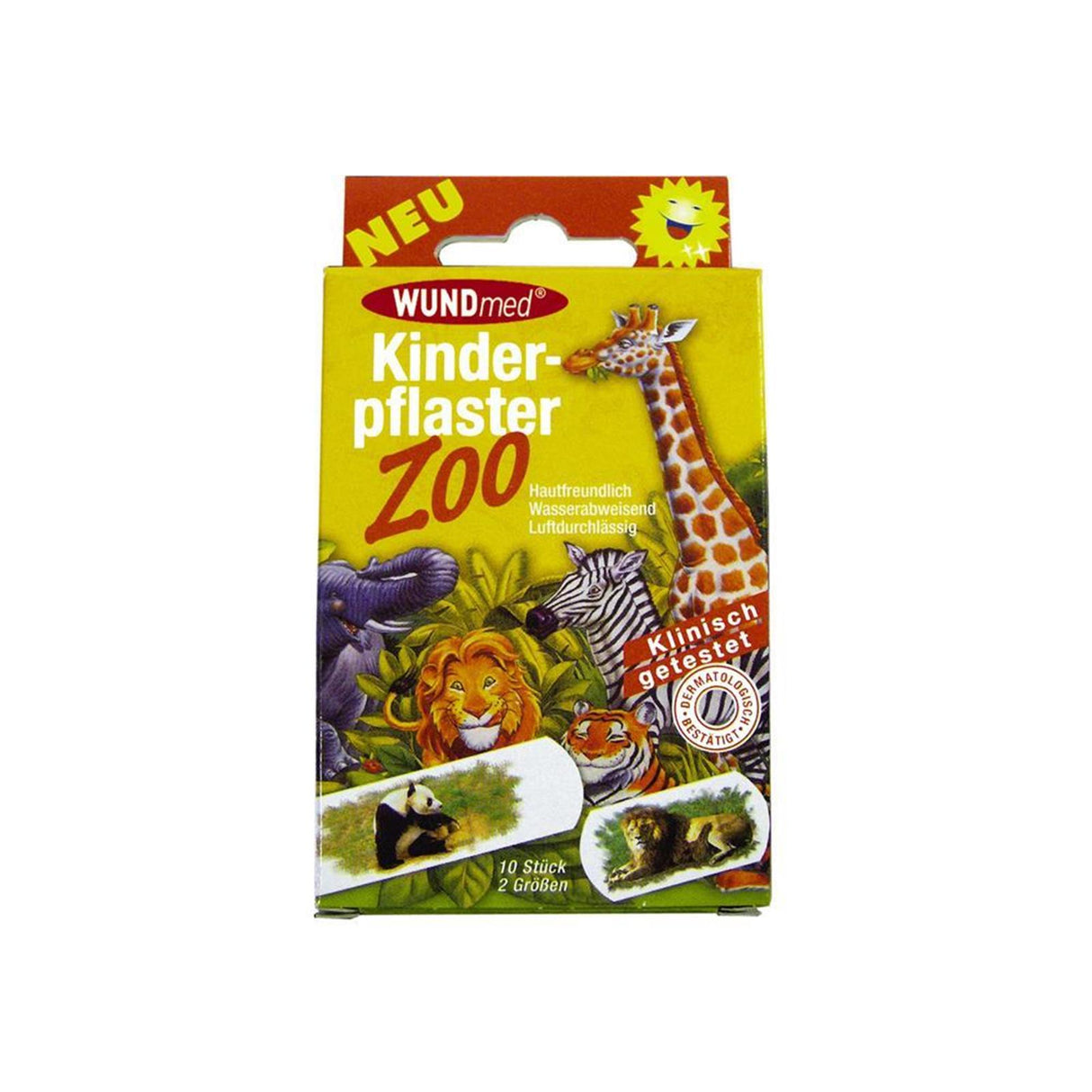 WUNDmed Kinderpflaster Zoo 10 Stück