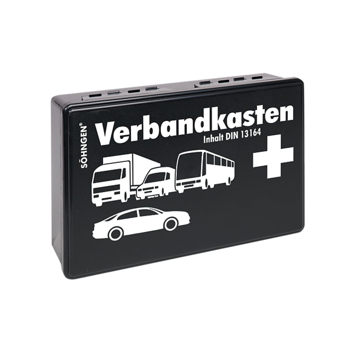 Söhngen KFZ-Verbandkasten, schwarz, Füllung Standard nach DIN 13164 – Ansicht 2