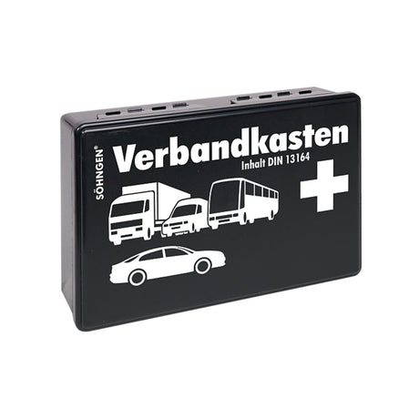 Söhngen KFZ-Verbandkasten, schwarz, Füllung Standard nach DIN 13164 – Ansicht 2