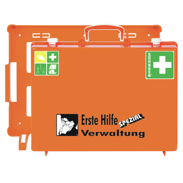 Söhngen Erste-Hilfe-Koffer Spezial Verwaltung, DIN 13157, erweiterte Füllung für Büros
