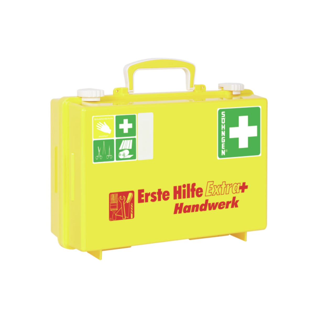 Söhngen Erste-Hilfe-Koffer SN-CD extra+ Handwerk, DIN 13157, mit Augenspülung – Ansicht 2