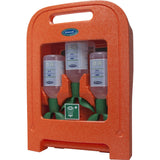 Actiomedic EYE CARE Medi2Protect TWIN II Augenspülstation – mit Sichtfenster und Wandhalterung