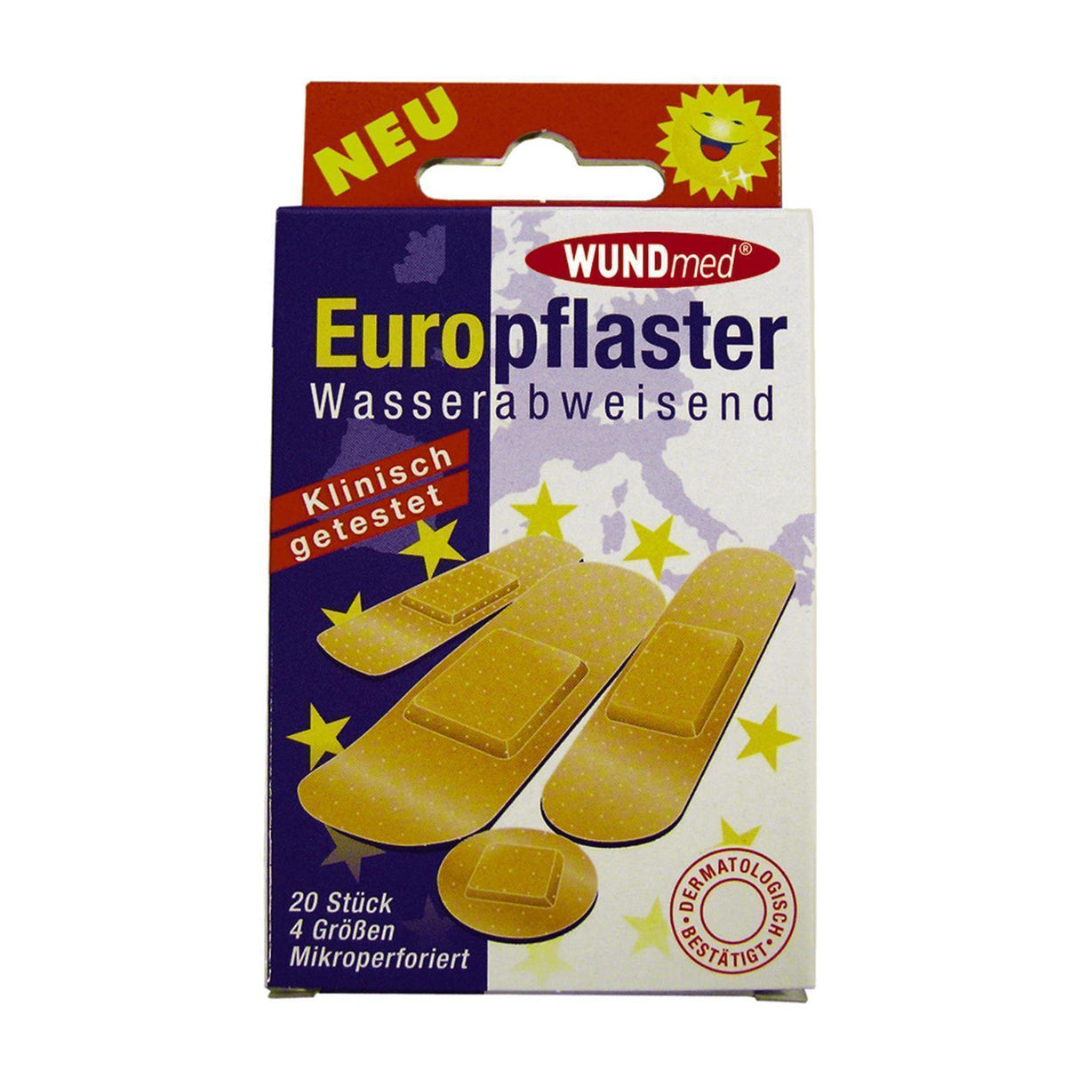 WUNDmed Europflaster 20 Stück wasserabweisend
