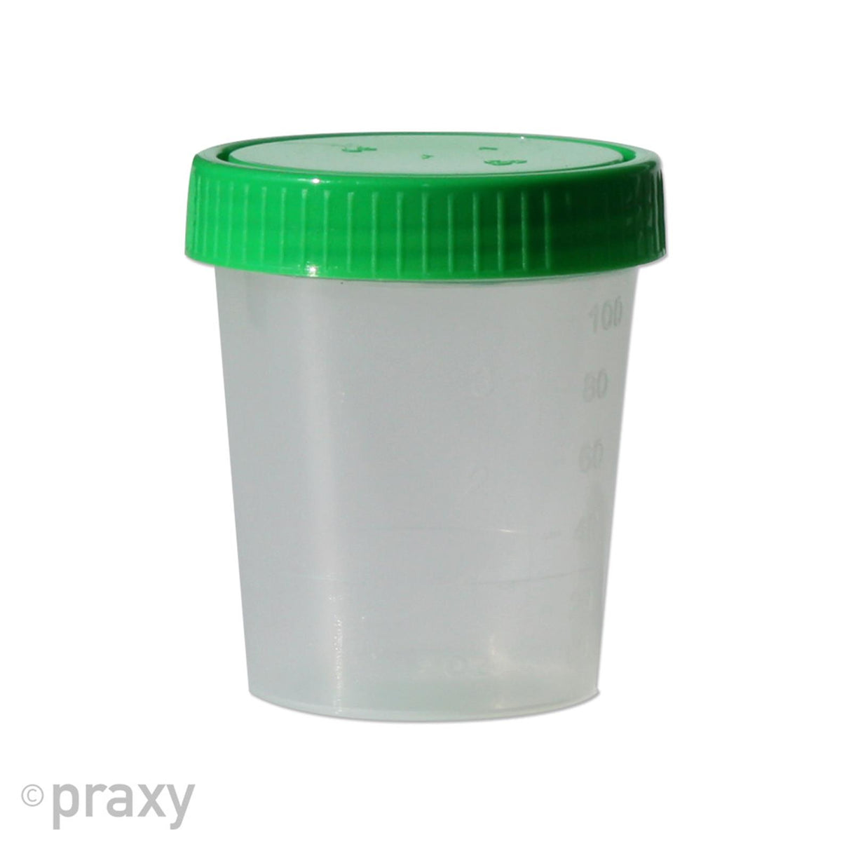 AMPri Urinbecher 100 ml mit Schraubdeckel grün 100 Stück