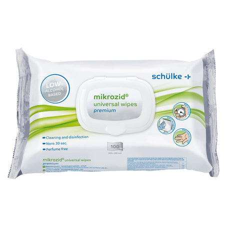 Schülke mikrozid universal wipes premium Desinfektionstücher – für Medizinprodukte und Geräte – Ansicht 9