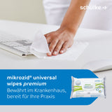 Schülke mikrozid universal wipes premium Desinfektionstücher – für Medizinprodukte und Geräte – Ansicht 10