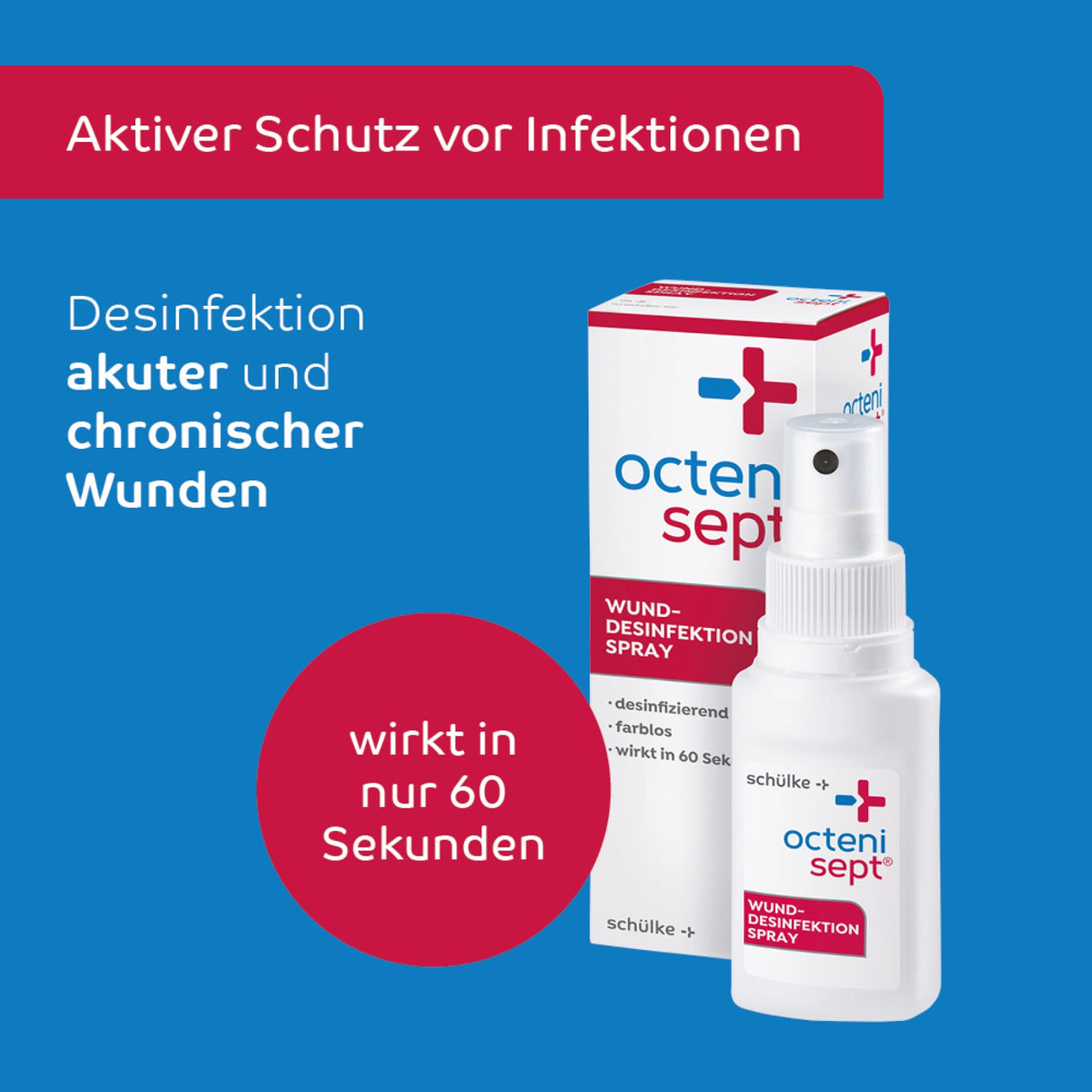 Schülke octenisept Wunddesinfektion, farblos – schnell und schmerzfrei – Ansicht 2