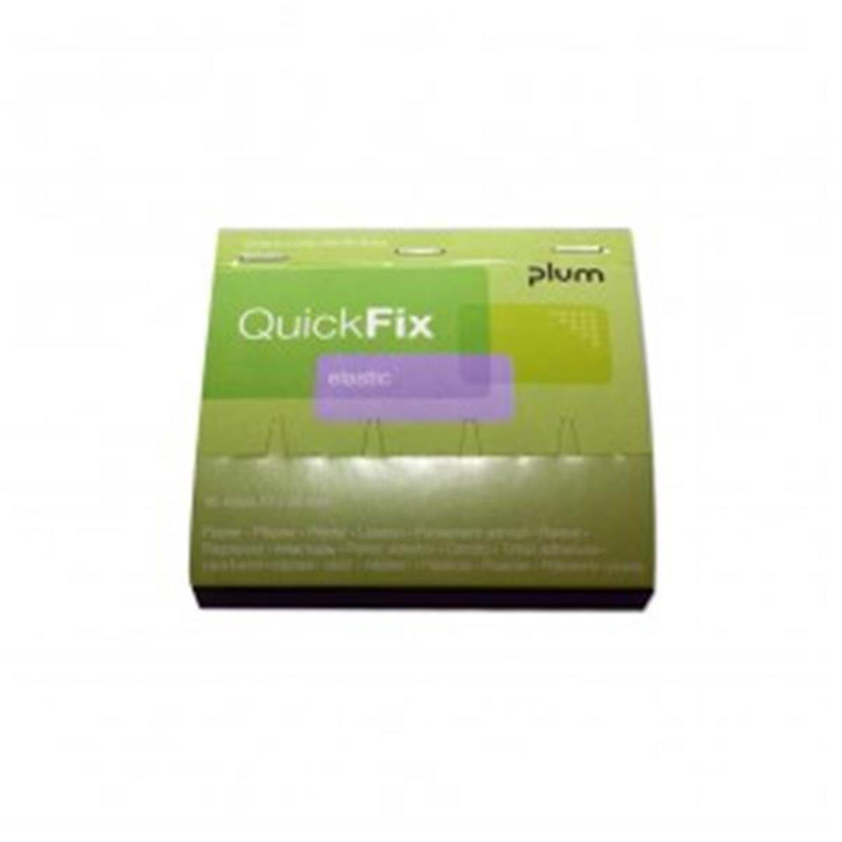 Plum Quick Fix Refillbox mit 45 elastischen Pflasterstrips 72 x 25 mm