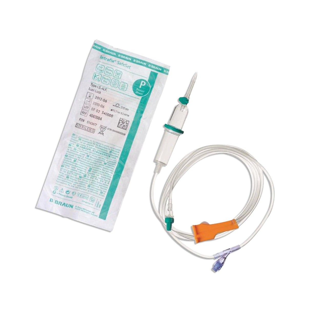 B. Braun Intrafix SafeSet180cm 15µm-Filter Infusionsgerät mit Rückschlagventil 1 Stück