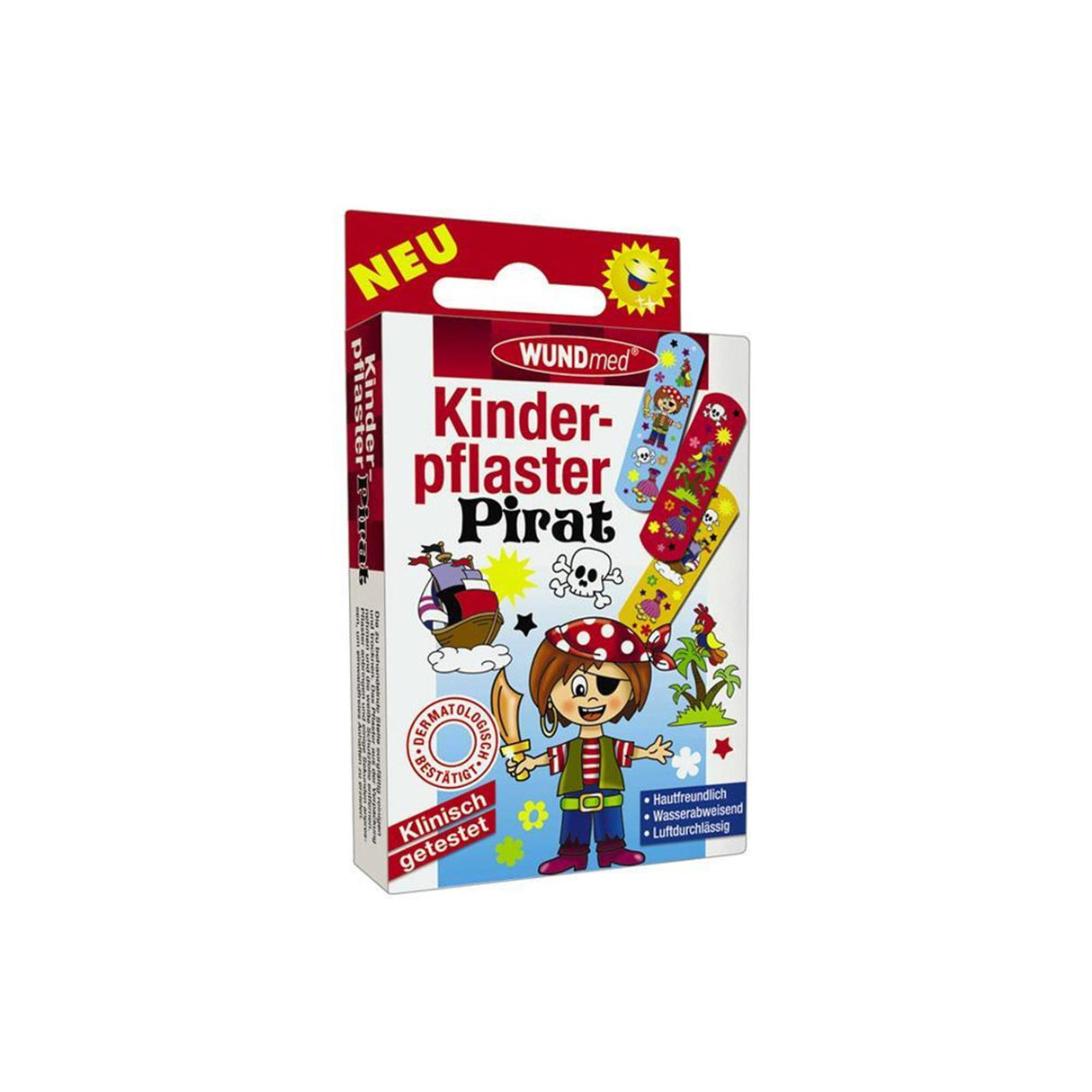 WUNDmed Kinderpflaster Pirat 10 Stück