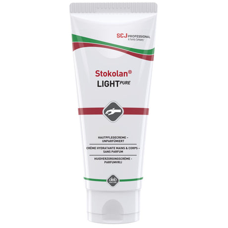 Stokolan LIGHT PURE Hautpflegecreme, parfümfrei – für normale bis trockene Haut