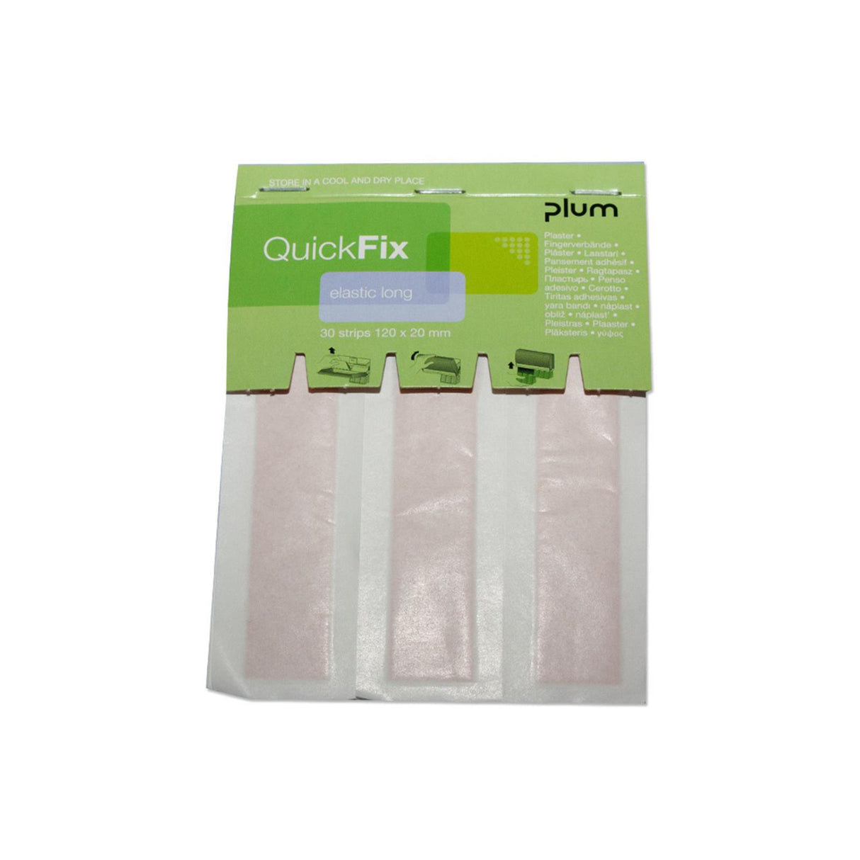 Plum Quick Fix Refillbox elastischer Fingerverband elastic long 120 x 20 mm