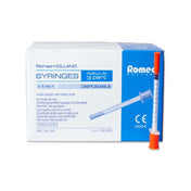 Romed Insulinspritzen mit Kanüle 0,5 ml U50 100 Stück