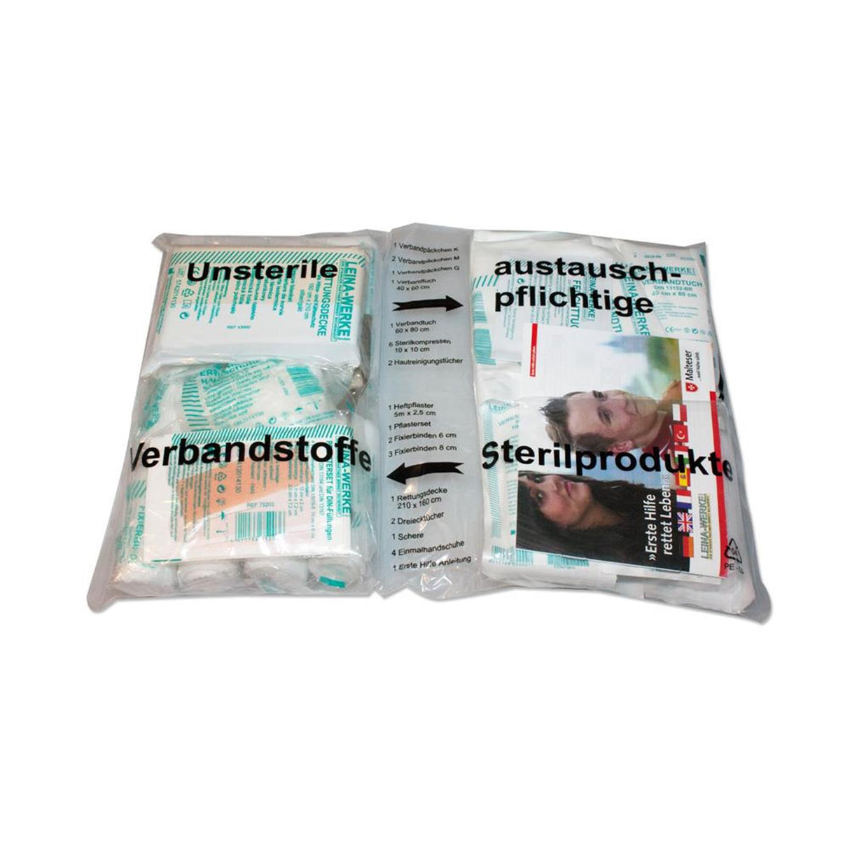 LEINA Verband-Set DIN13164 Folientasche Star