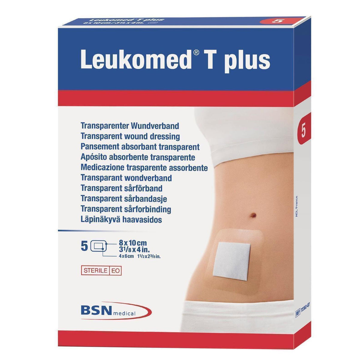 BSN Leukomed T plus Transparenter Wundverband 5 Stück