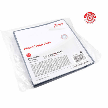 Vileda Professional MicroClean Plus Microfasertuch – 32-fach gesplittete Faser für Profi-Reinigung – Ansicht 2