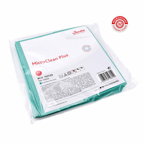 Vileda Professional MicroClean Plus Microfasertuch – 32-fach gesplittete Faser für Profi-Reinigung – Ansicht 5