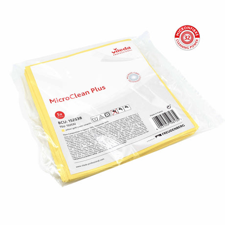 Vileda Professional MicroClean Plus Microfasertuch – 32-fach gesplittete Faser für Profi-Reinigung – Ansicht 8