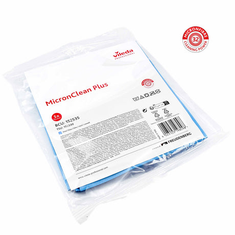 Vileda Professional MicroClean Plus Microfasertuch – 32-fach gesplittete Faser für Profi-Reinigung – Ansicht 14