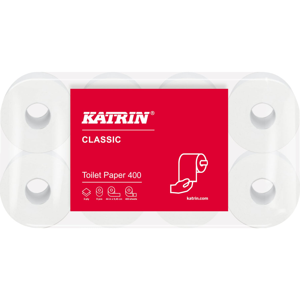 KATRIN Toilettenpapierrolle 400 Blatt