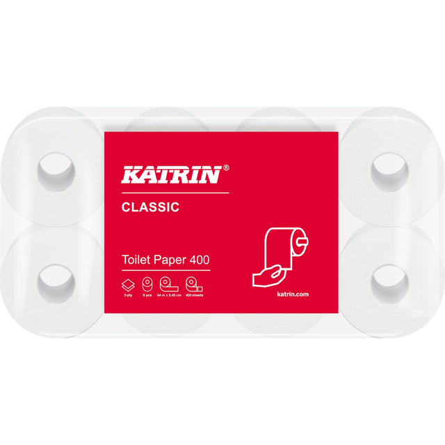 KATRIN Toilettenpapierrolle 400 Blatt