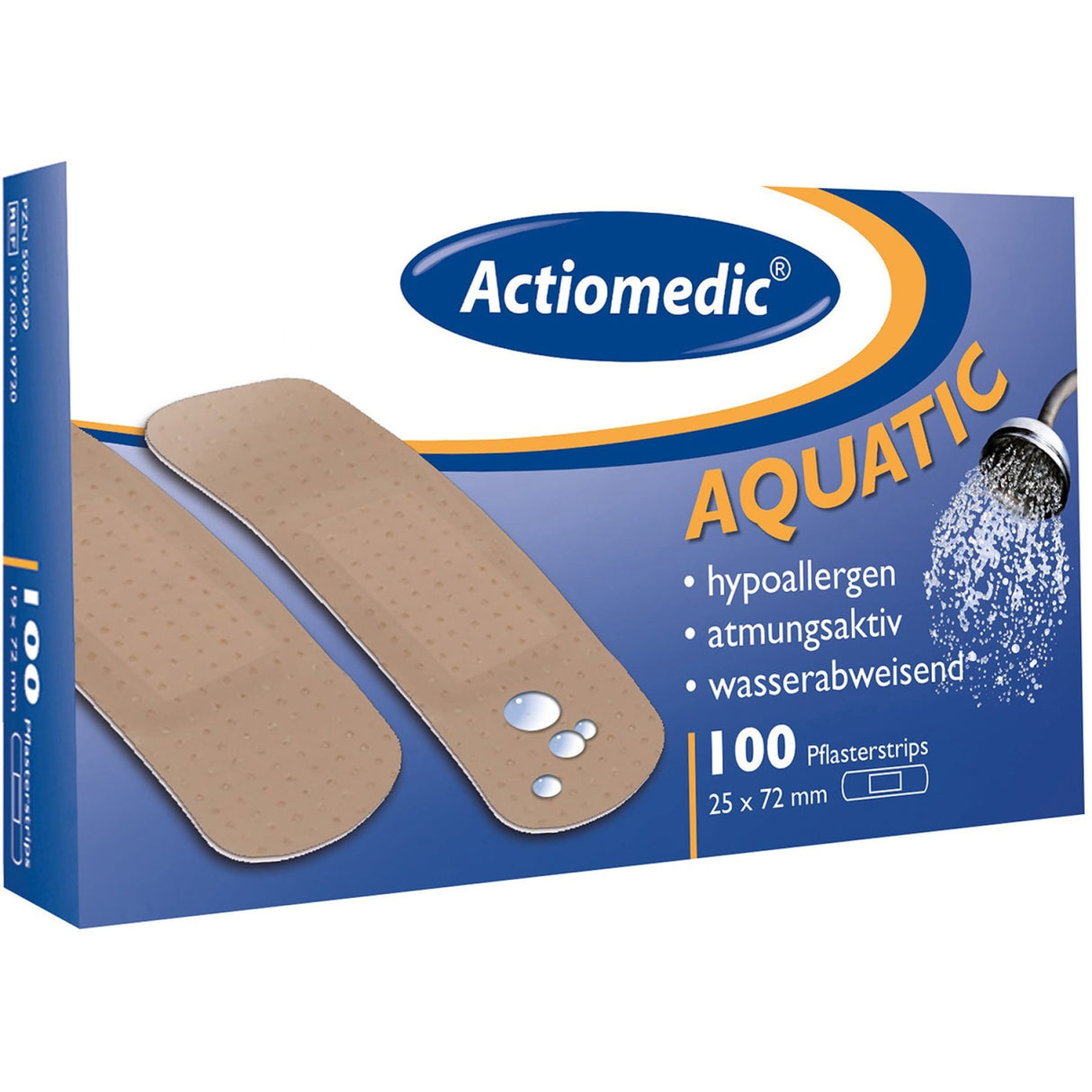 Actiomedic AQUATIC Pflasterstrips, wasserabweisend und hypoallergen – Ansicht 2