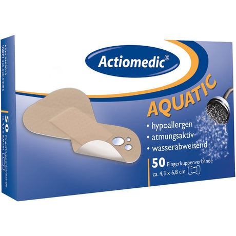 Actiomedic AQUATIC Fingerkuppenverband wasserabweisend und hypoallergen