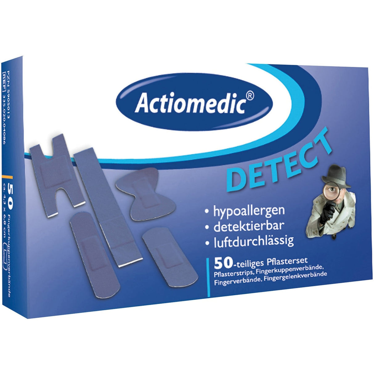 Actiomedic DETECT+ ELASTIC Pflasterset detektierbar, elastisch und hypoallergen