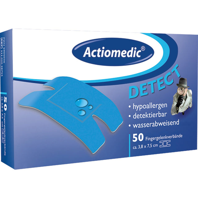 Actiomedic DETECT+ELASTIC Fingergelenkverband – detektierbar, wasserabweisend und robust