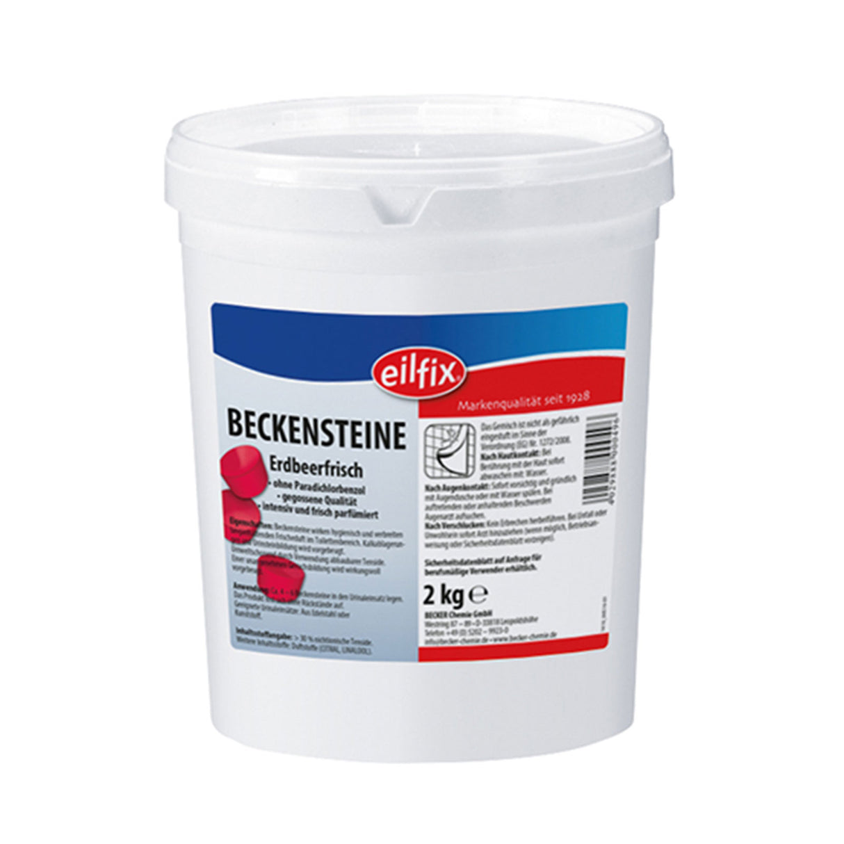 Becker Eilfix® Beckensteine Bio Erdbeerfrisch 2 kg