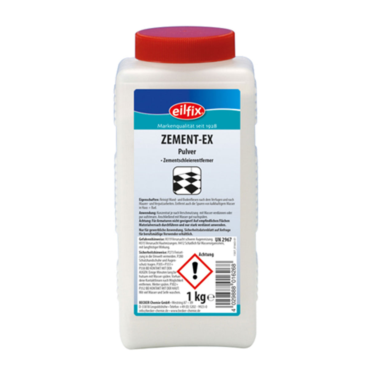 Becker Eilfix® Zement-EX Pulver Zementschleierentferner 1kg