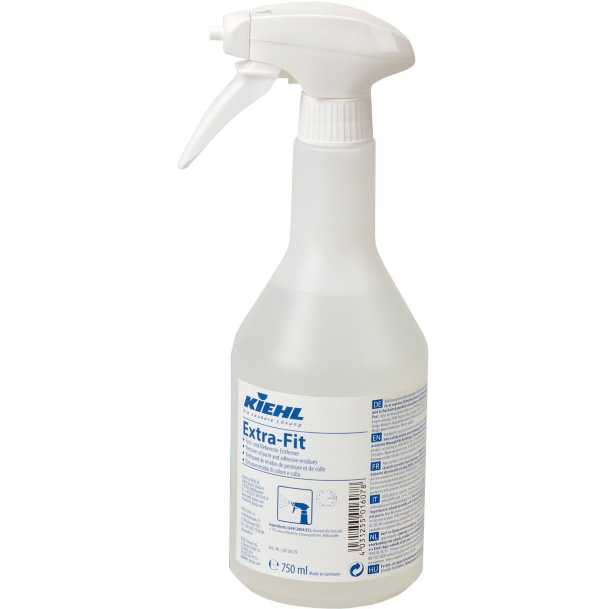 Kiehl Extra-Fit Farb- und Kleberestentferner – 1 Sprühflasche à 0,75 Liter