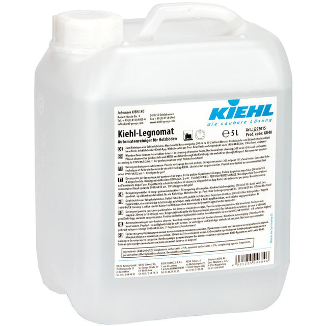 Kiehl Legnomat Automatenreiniger – 5 Liter Kanister