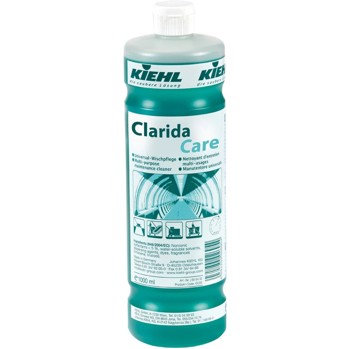 Kiehl Clarida Care Universal-Wischpflege DIN 18032 – 1 Flasche à 1 Liter
