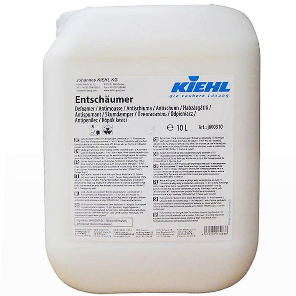 Kiehl Entschäumer – 10 l - Kanister